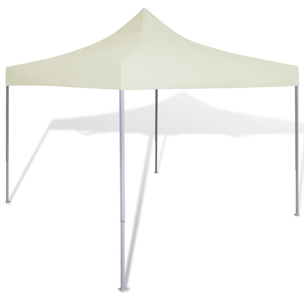 Partytent inklapbaar 3x3 m cr&egrave;me 8718475912361 1