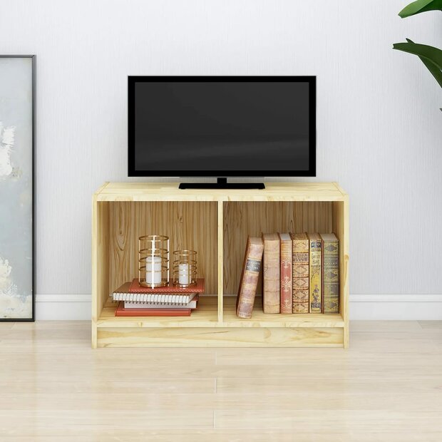 Tv-meubel 70x33x42 cm massief grenenhout 1