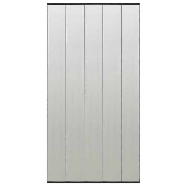 Vliegengordijn 100x220 cm polyester mesh zwart 1