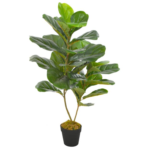 Kunstplant met pot vioolbladplant 90 cm groen 1