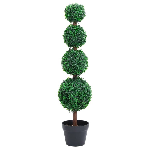 Kunstplant met pot buxus bolvorming 90 cm groen 1