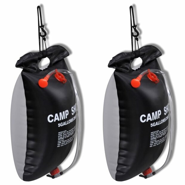 Campingdouches 2 st solar 20 L 1