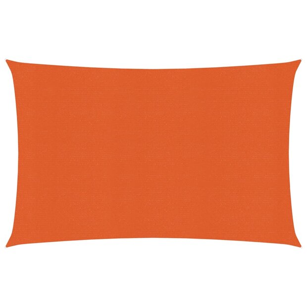 Zonnezeil 160 g/m&sup2; 2x3 m HDPE oranje 1