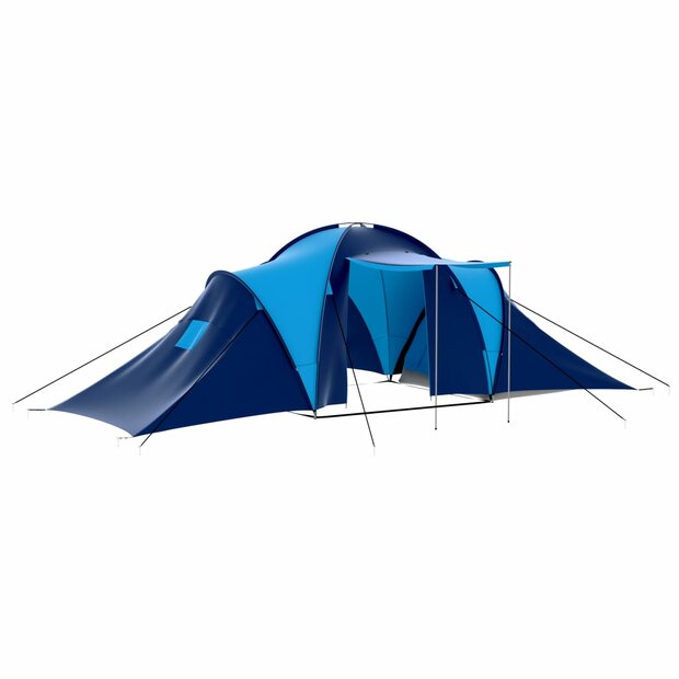 Tent 9-persoons donkerblauw en blauw 1
