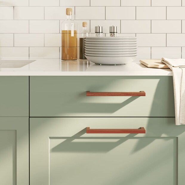 Handvatten 5 st 192 mm roestvrij staal bronskleurig 1