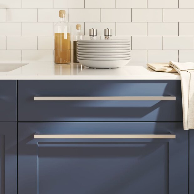 Handvatten 10 st 480 mm roestvrij staal zilverkleurig 1