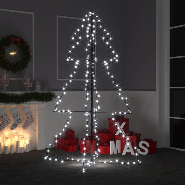 Kegelkerstboom 200 LED&amp;apos;s binnen en buiten 98x150 cm 1