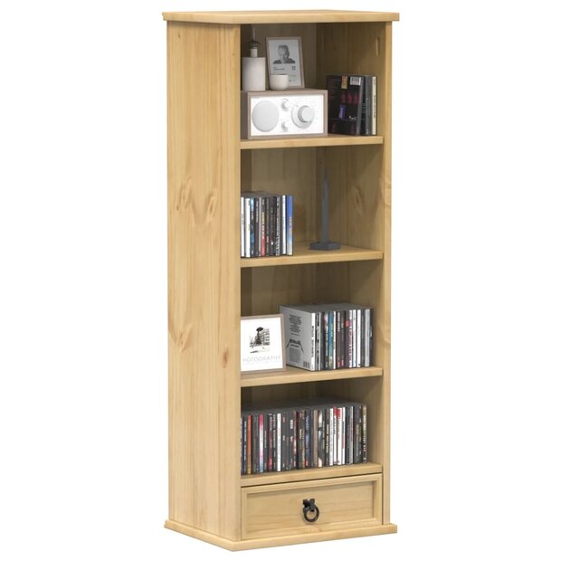 Cd-kast Corona 40x30x110 cm massief grenenhout 1
