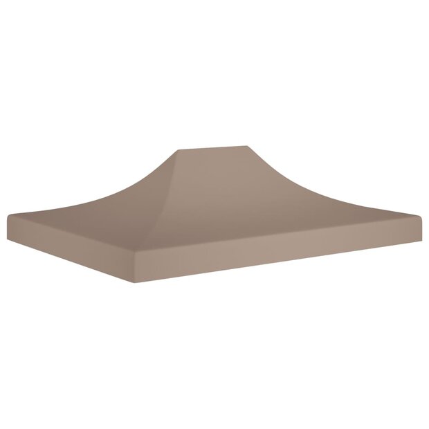 Partytentdak 270 g/m&sup2; 4,5x3 m taupe 1