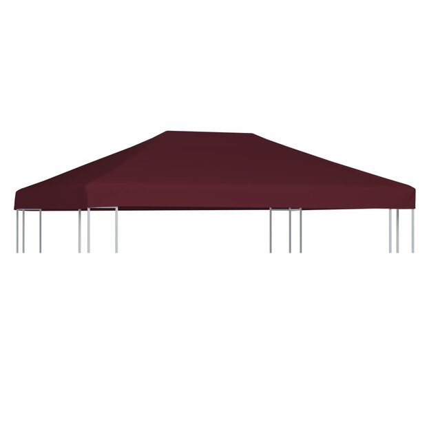Prieeldak 310 g/m&sup2; 3x4 m bordeaux 1