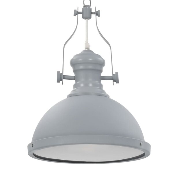 Plafondlamp rond E27 grijs 1