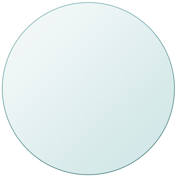 Tafelblad van gehard glas 300 mm rond 1