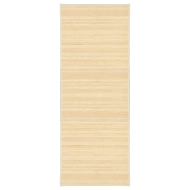 Tapijt 80x200 cm bamboe natuurlijk 1