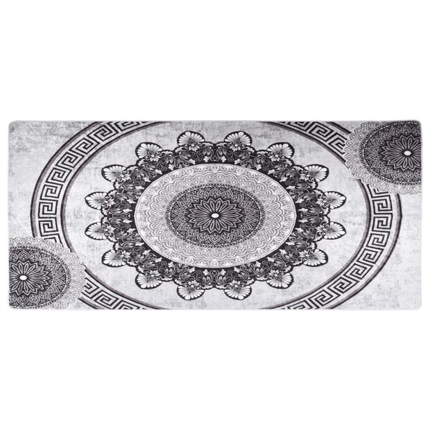 Vloerkleed wasbaar anti-slip 80x300 cm meerkleurig 1