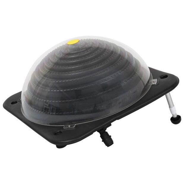 Zwembadverwarming solar 75x75x36 cm HDPE aluminium 1