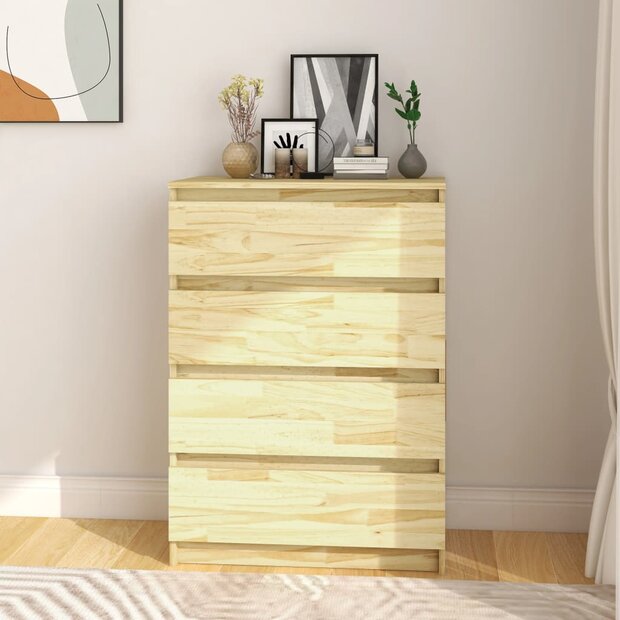 Bijzetkast 60x36x84 cm massief grenenhout 1