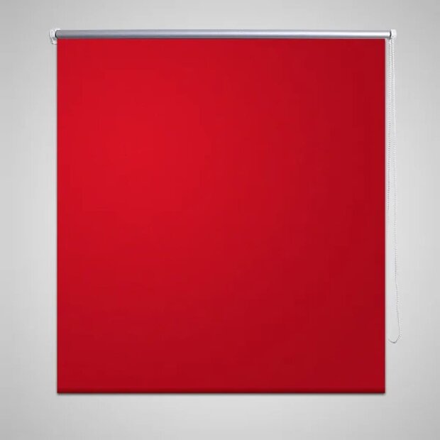 Rolgordijn verduisterend 120 x 230 cm rood 1