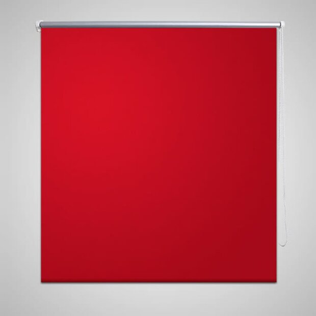 Rolgordijn verduisterend 60 x 120 cm rood 1