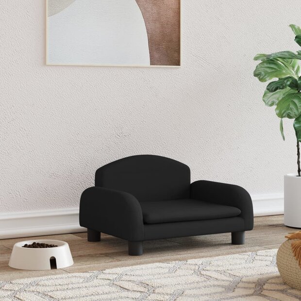 Hondenmand 50x40x30 cm stof zwart 1