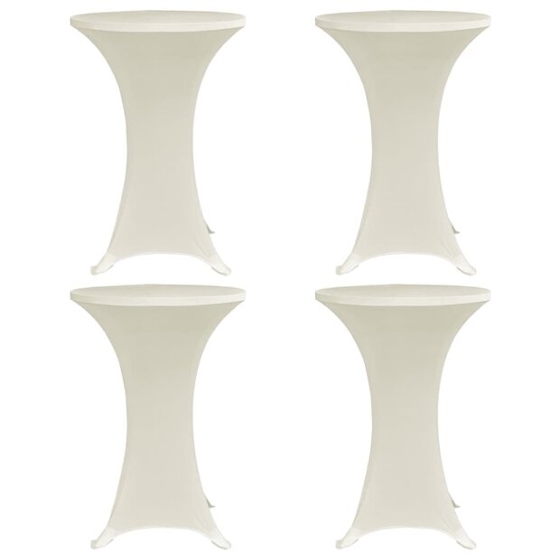 Statafelhoes 4 st stretch &Oslash;80 cm cr&egrave;me 1