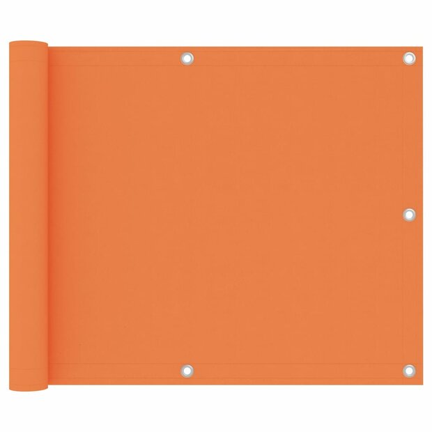 Balkonscherm 75x300 cm oxford stof oranje 1
