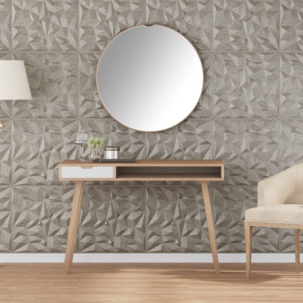 48 st Wandpanelen amethist 12 m&sup2; 50x50 cm XPS beton 1