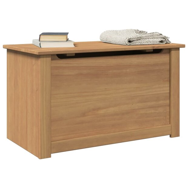 Opbergkist met deksel Panama 79x42x46 cm massief grenenhout 1