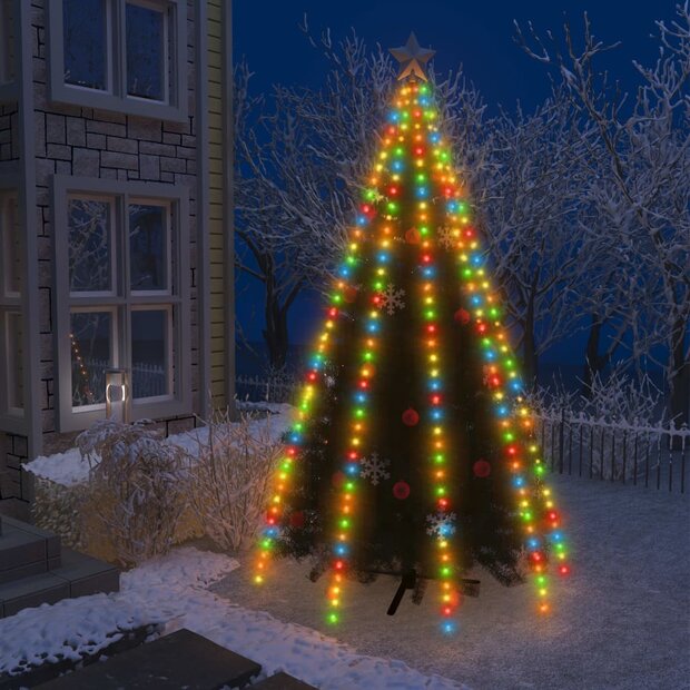 Kerstboomverlichting met 400 LED&amp;apos;s meerkleurig net 400 cm 1