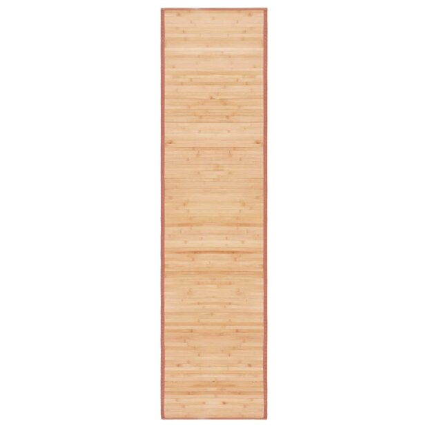 Tapijt 80x300 cm bamboe bruin 1
