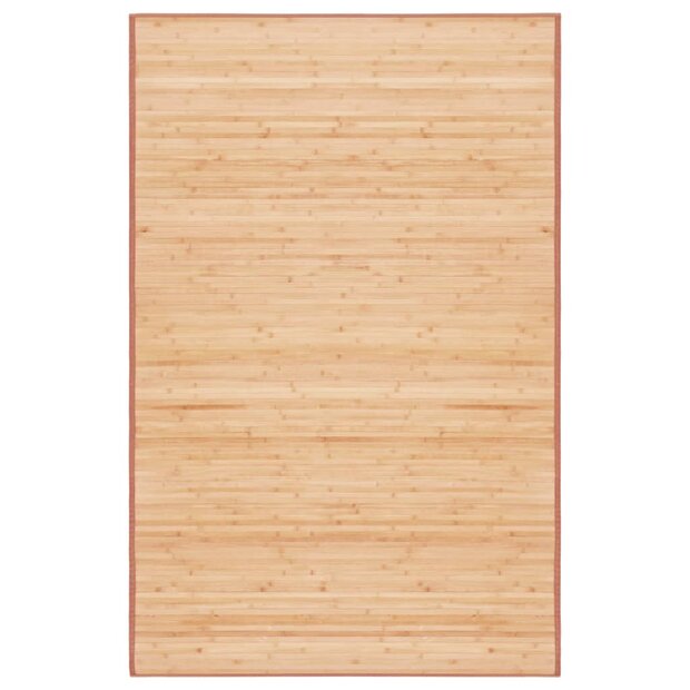 Tapijt 100x160 cm bamboe bruin 1