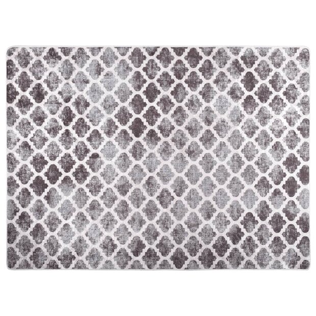 Vloerkleed wasbaar anti-slip 120x180 cm meerkleurig 1