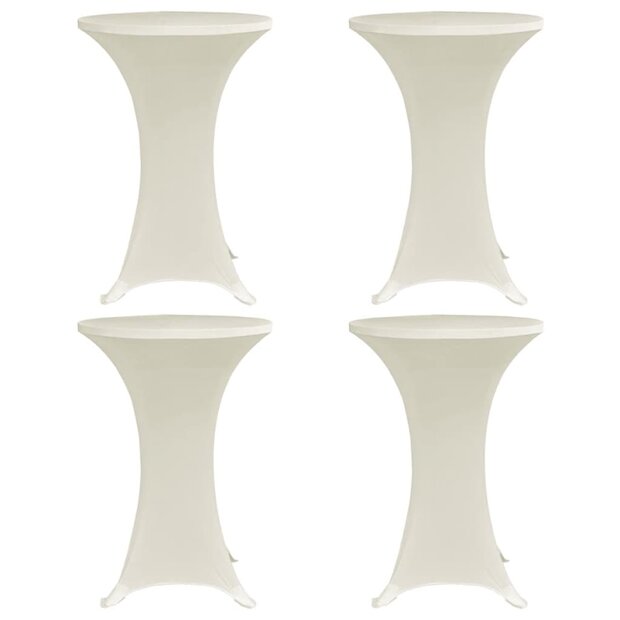 Statafelhoes 4 st stretch &Oslash;60 cm cr&egrave;me 1