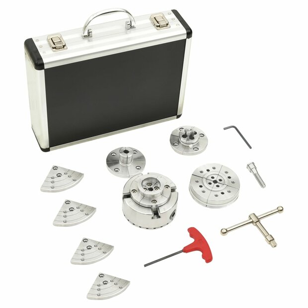 Houtklauwplatenset voor 3,75 inch zelfcentrerend staal 1