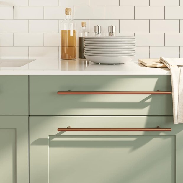 Handvatten 5 st 320 mm roestvrij staal bronskleurig 1