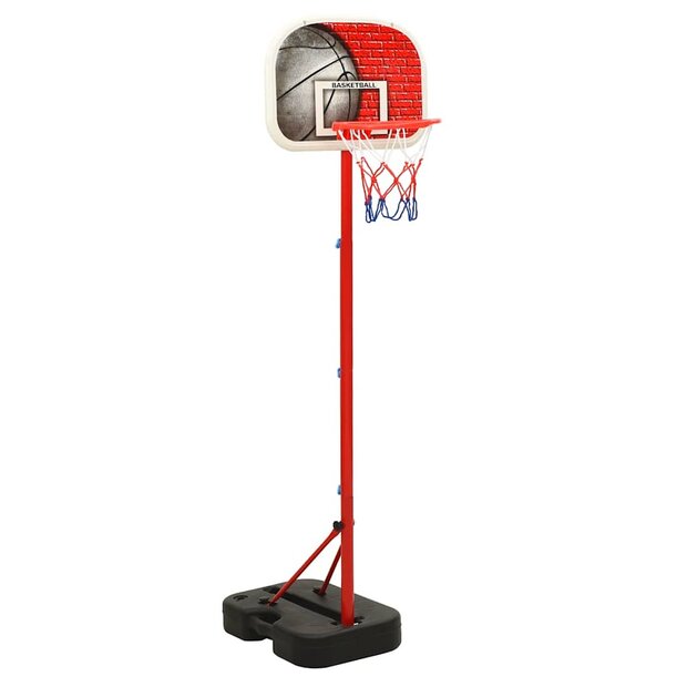 Basketbalset draagbaar verstelbaar 138,5-166 cm 1