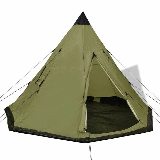 Tent 4-persoons groen 1