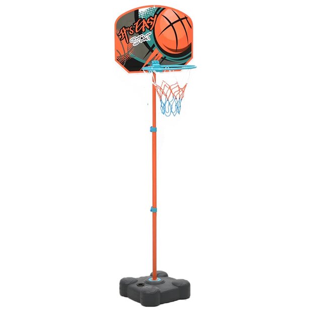 Basketbalset draagbaar verstelbaar 109-141 cm 1