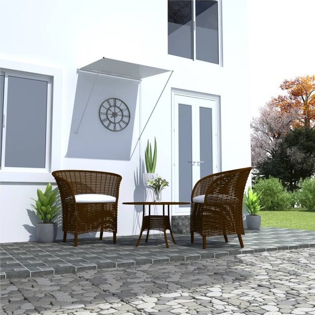 Luifel uittrekbaar 100x150 cm cr&egrave;me 1