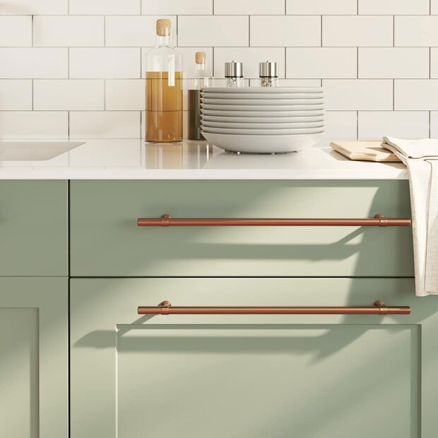 Handvatten 5 st 320 mm roestvrij staal bronskleurig 1