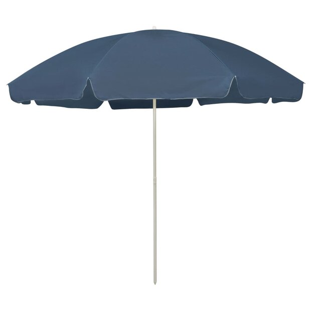 Strandparasol 300 cm blauw 1