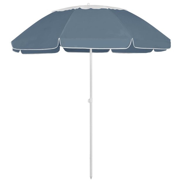 Strandparasol 300 cm blauw 1
