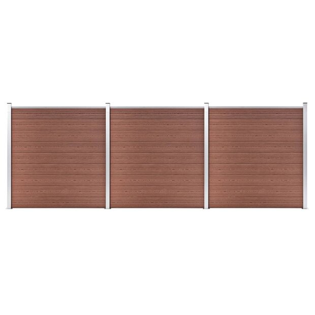 Schutting 526x186 cm HKC bruin 1