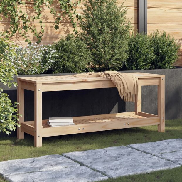 Tuinbank 108x35x45 cm massief grenenhout 1