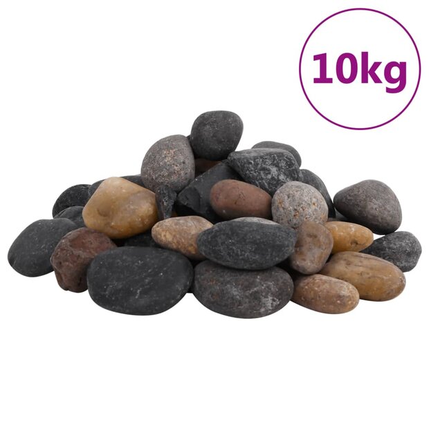 Kiezelstenen gepolijst 5-8 cm 10 kg meerkleurig 1