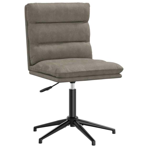 Eetkamerstoel kunstleer grijs 1