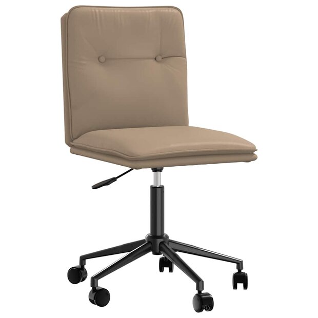 Eetkamerstoel kunstleer cappuccino 1