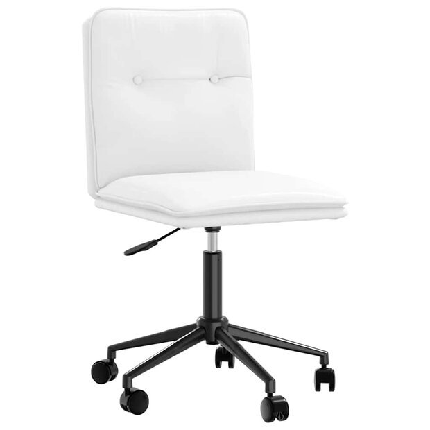 Eetkamerstoel kunstleer wit 1