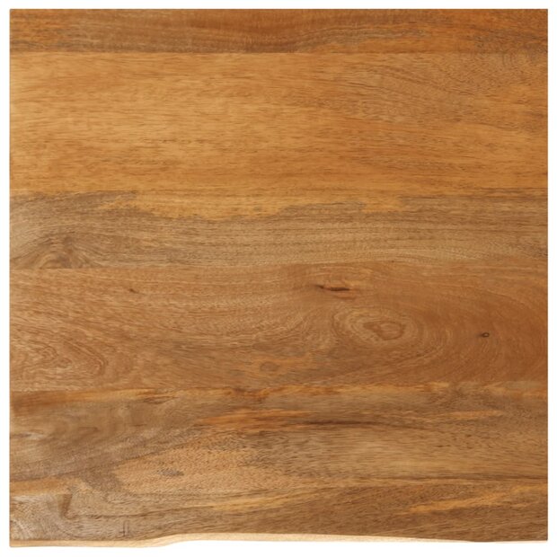 Tafelblad met natuurlijke rand 40x40x2,5 cm massief mangohout 1