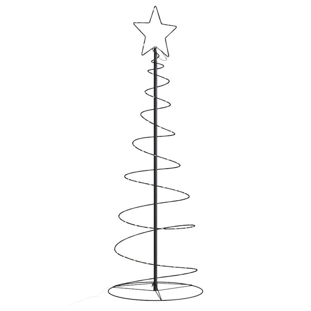 LED-kerstboom 100 LEDs warm wit 150 cm 1