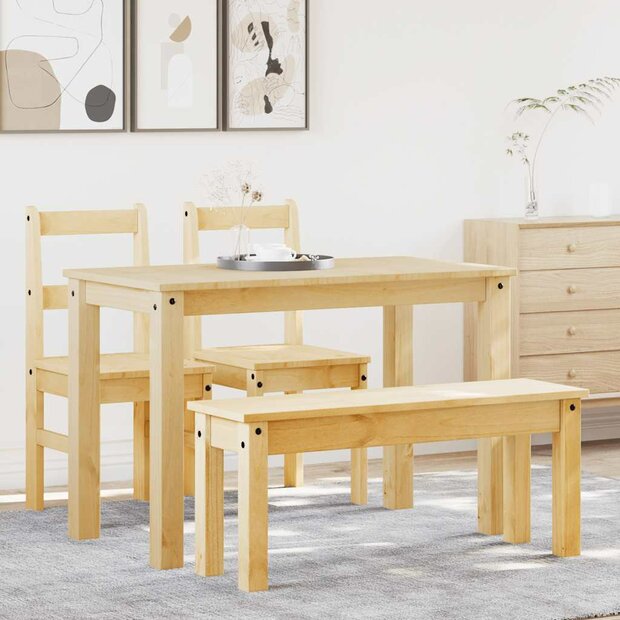 4-delige Eethoek Panama massief grenenhout 1